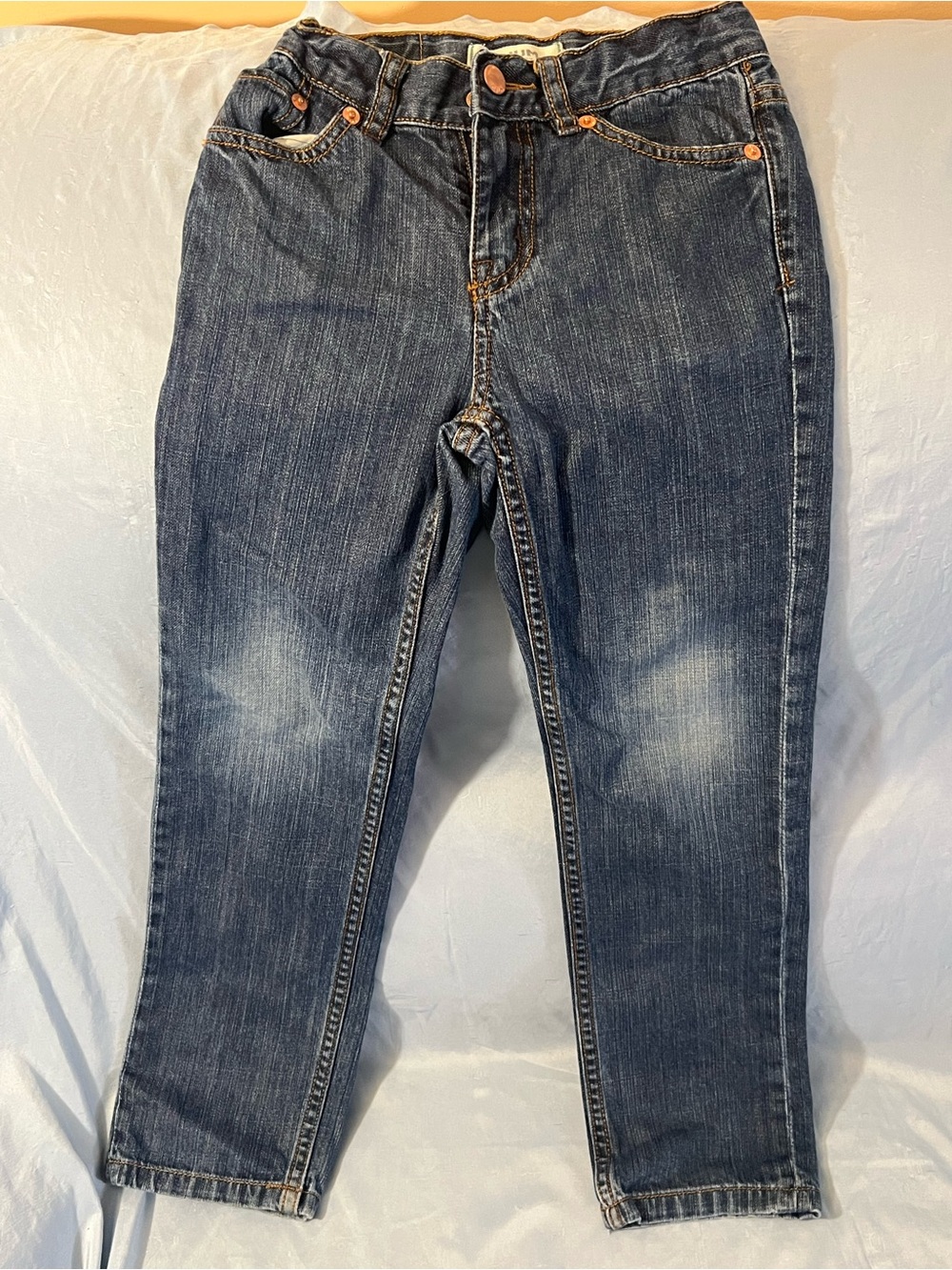 Boys Ruum Skinny Straight Fit Dark Blue Washed Jeans